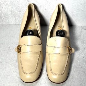 Vintage 1970’s Gucci heels with interlocking G logo